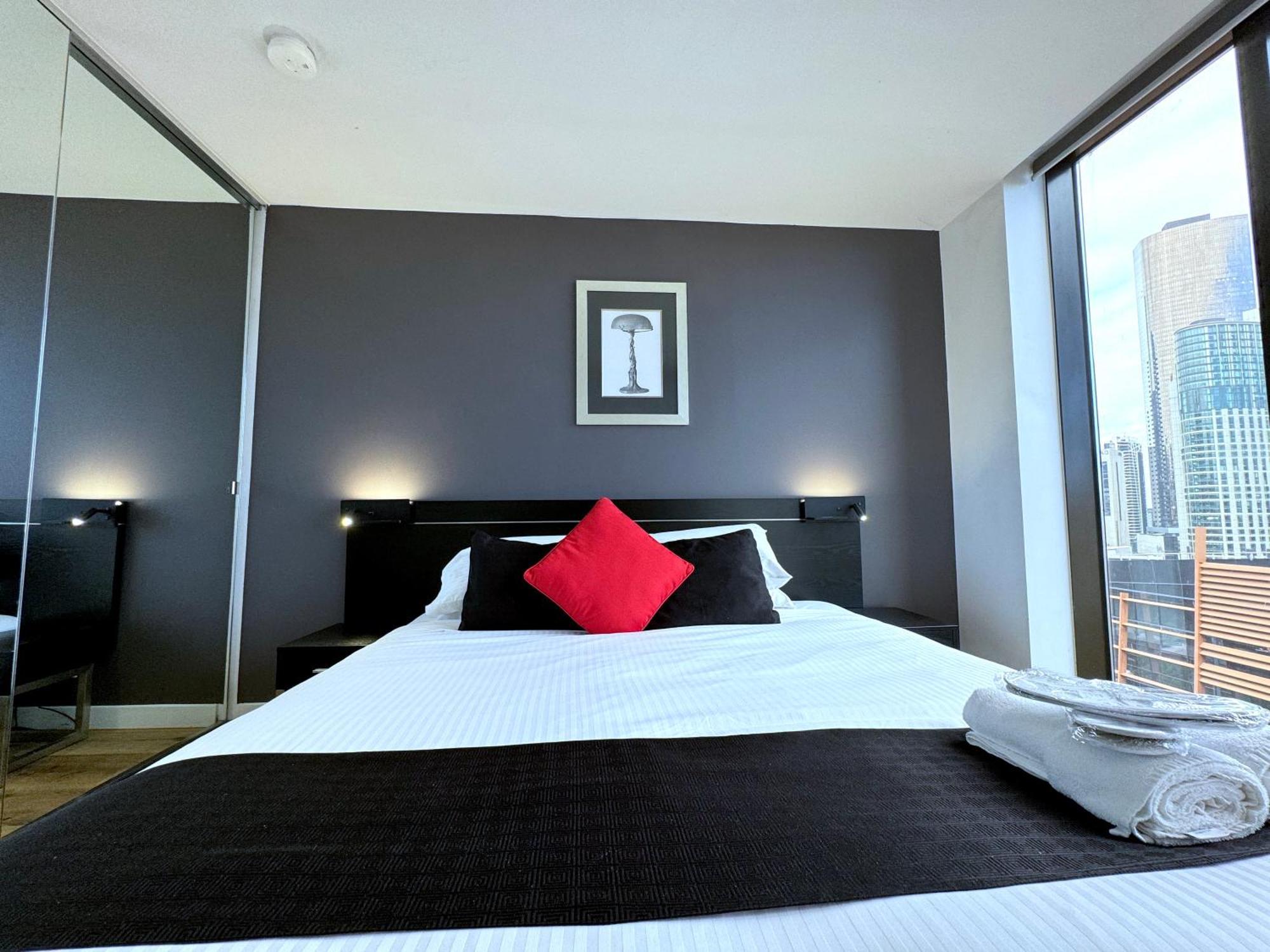 Aura On Flinders Serviced Apartments Melbourne Exteriör bild